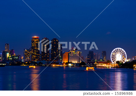 Bangkok city at night. Bangkok city at night. 15896986