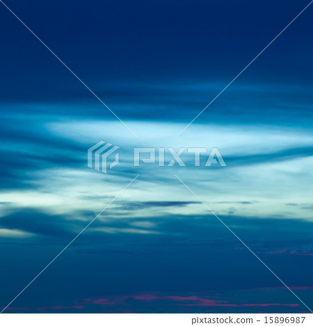 sky at sunset. 15896987