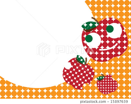 Blank round of apples Blank round of apples 15897639
