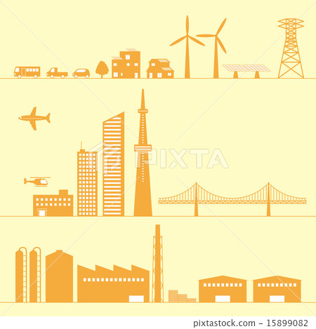 Various buildings and transportation Various buildings and transportation 15899082