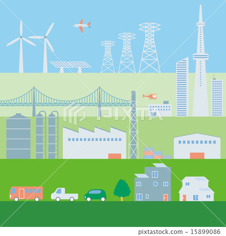 Various buildings and transportation Various buildings and transportation 15899086