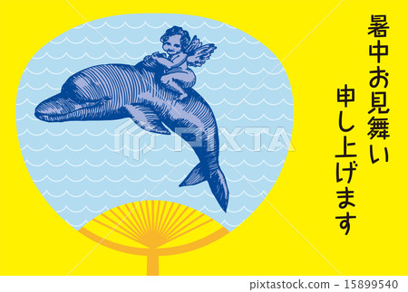 Angel 's hot weather sympathy on a dolphin 15899540