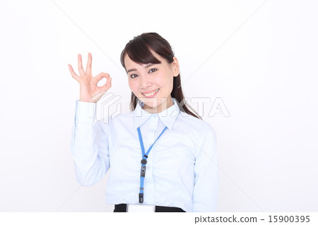 Business woman doing ok 15900395