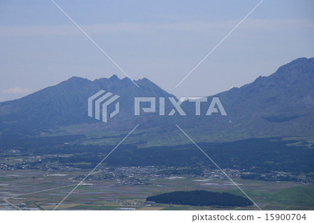 Settlements and agricultural land in Mt. Aso and the caldera 15900704