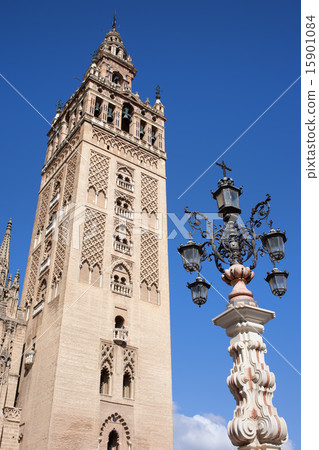 La Giralda Cathedral Tower in Seville La Giralda Cathedral Tower in Seville 15901084