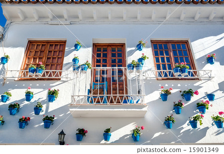 Typical spanish white village 15901349