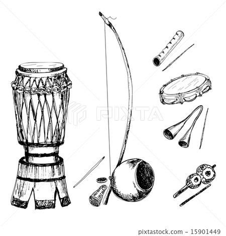 Collection of musical instruments Collection of musical instruments 15901449