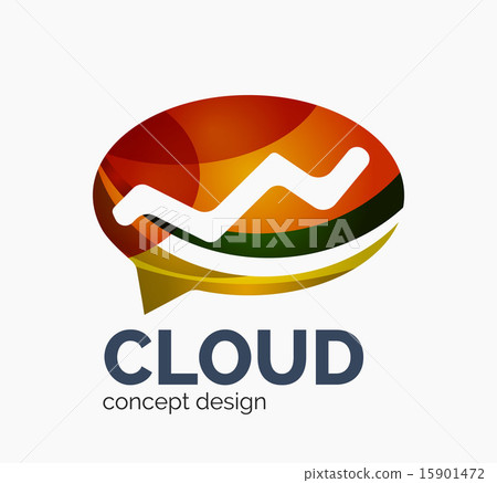 Modern cloud logo Modern cloud logo 15901472
