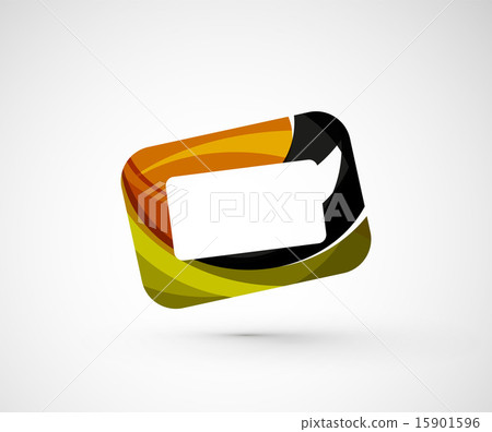 Abstract geometric company logo frame, screen 15901596