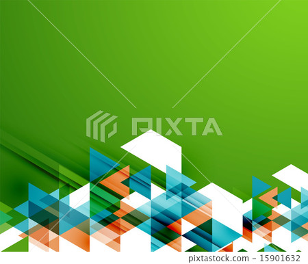 Triangle pattern composition, abstract background with copyspace Triangle pattern composition, abstract background with copyspace 15901632
