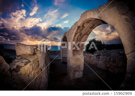 Ancient Arches at Kourion archaeological site 15902909