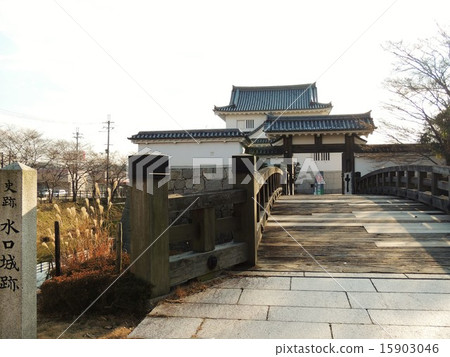 Townscape of Tokaido Mizukuchi Inn Part 3 Mizuguchi Castle Ruins 15903046