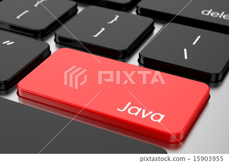 Red Enter button with machine code language Java 15903955