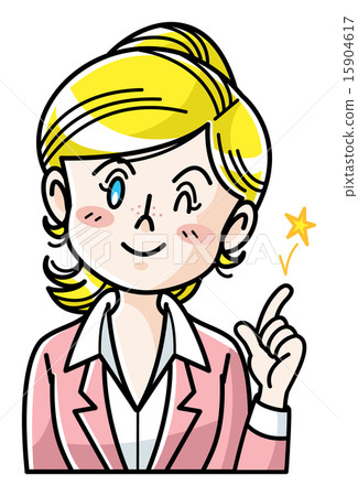 外國人/女性/手勢 15904617