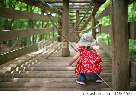 A girl playing athletic A girl playing athletic 15905525