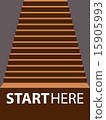 vector illustrator ladder start hike up staircase 15905993
