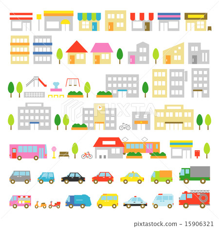 Housing shop School Public facility building Vehicle 15906321