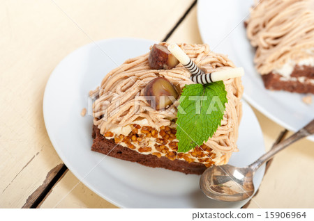 chestnut cream cake dessert chestnut cream cake dessert 15906964
