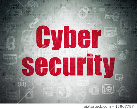 Privacy concept: Cyber Security on Digital Paper background Privacy concept: Cyber Security on Digital Paper background 15907797