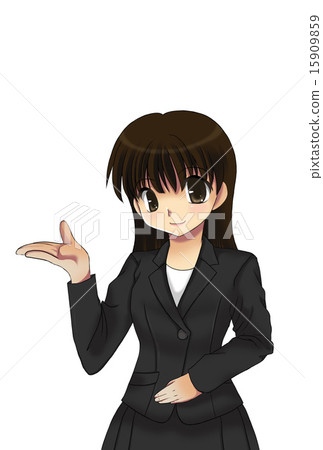A woman in a suit (black) A woman in a suit (black) 15909859