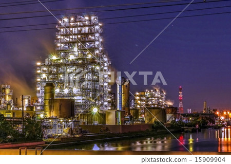 川崎工廠夜景 15909904