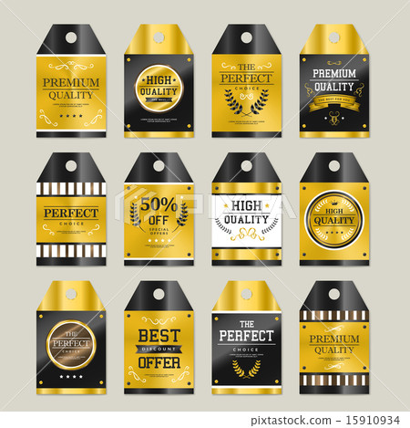 vector, tag, label - Stock Illustration [15910934] - PIXTA
