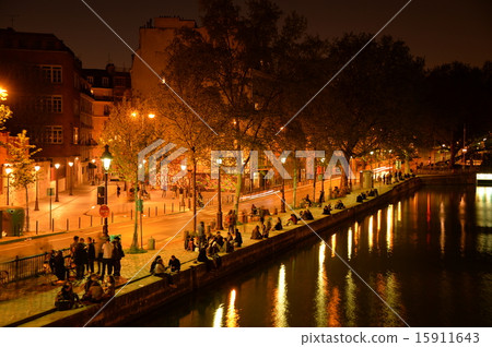 聖馬丁運河在晚上 - 11 聖馬丁運河在晚上 - 11 15911643