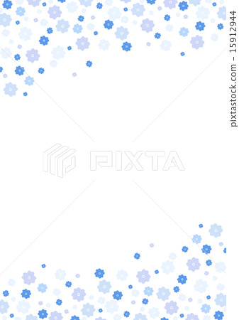 Flower pattern background blue Flower pattern background blue 15912944