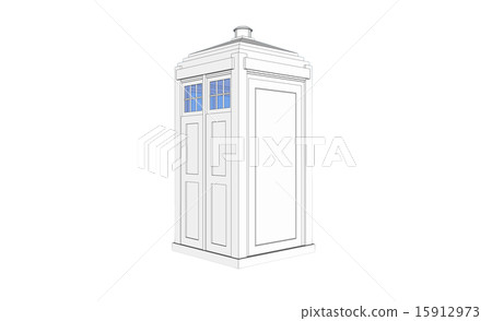 white vintage guardhouse 15912973