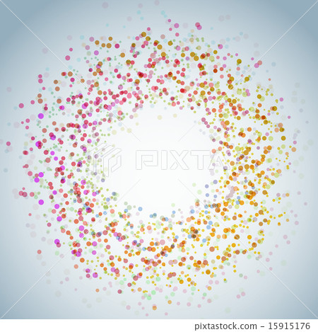 Bright advertising abstract splatter circle design 15915176