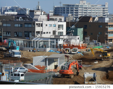 寺島站南口的道路建設 寺島站南口的道路建設 15915276