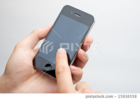 Finger touch touchscreen phone Finger touch touchscreen phone 15916558