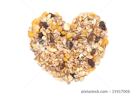Heart shaped oatmeal love Heart shaped oatmeal love 15917008