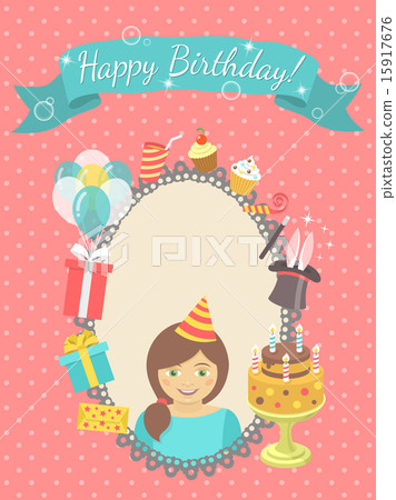 Happy Birthday Card for Girl 15917676