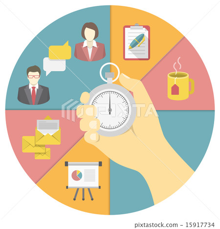 Time management concept - Stock Illustration [15917734] - PIXTA