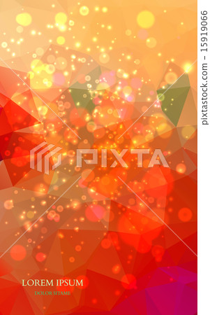 Abstract Colorful Background with Magic Particles 15919066