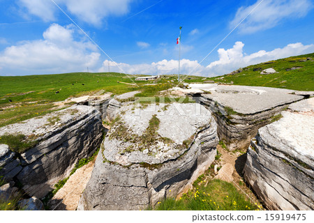 First World War - Trenches in Lessinia Italy 15919475