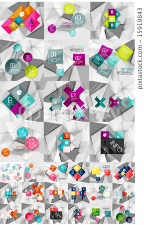 Huge mega collection of abstract geometric paper graphic layouts Huge mega collection of abstract geometric paper graphic layouts 15919843
