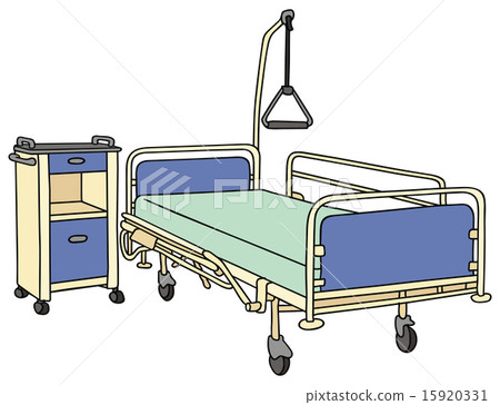 Old hospital bed Old hospital bed 15920331