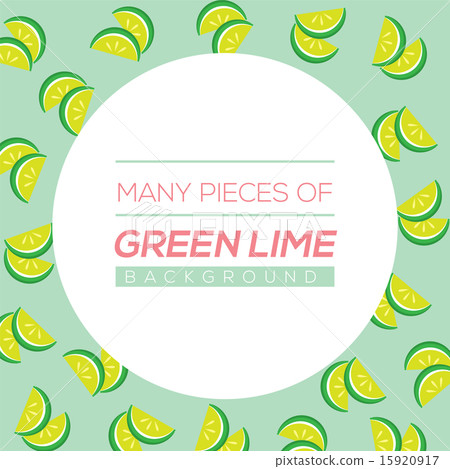 Many Pieces Of Green Lime 15920917