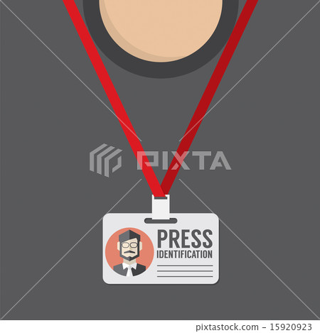 Flat Design Press Identification Flat Design Press Identification 15920923