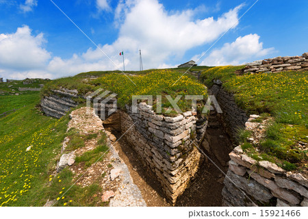 First World War - Trenches in Lessinia Italy 15921466