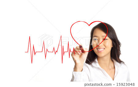 lifeline with heart love concept 15923048