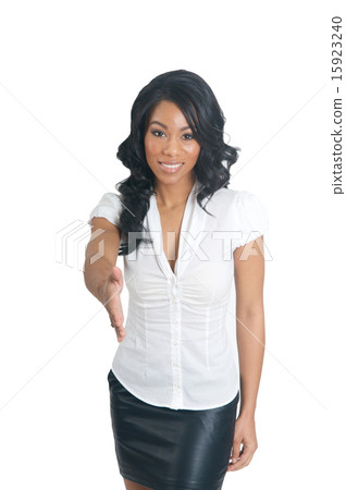 Shaking hand African American Woman 15923240