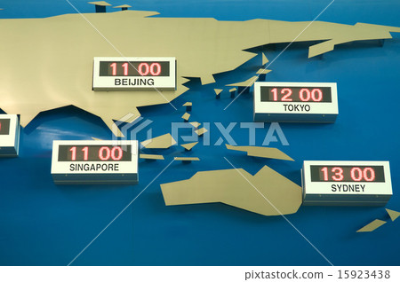 World Time Zone Map 15923438