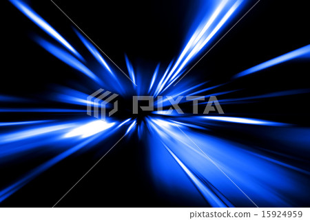 speed motion on night road 15924959