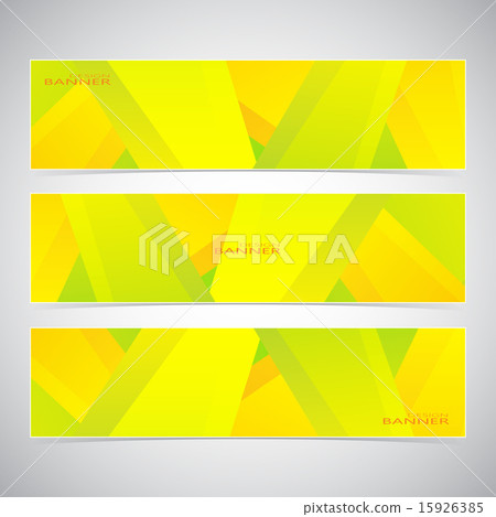 Collection of the 3 colorful web banners . Can be used for your design .Vector illustration 15926385