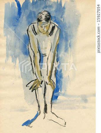 freehand sketching - ballet dancer 15927054