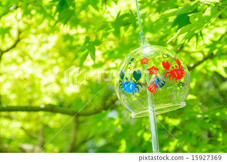 Wakaba and wind chimes 15927369