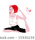做瑜伽的女人 15930239